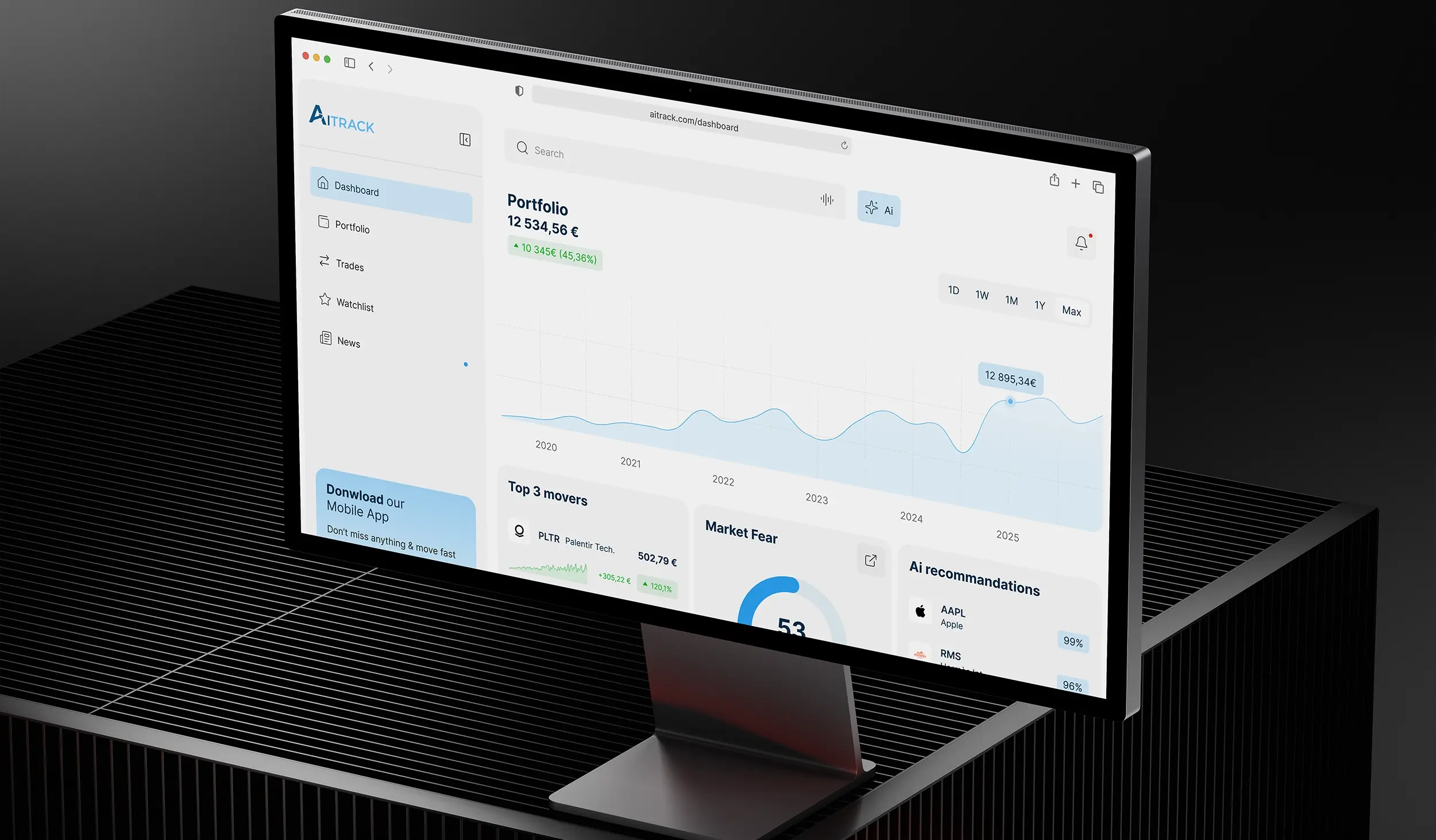 Image principale du projet Aitrack