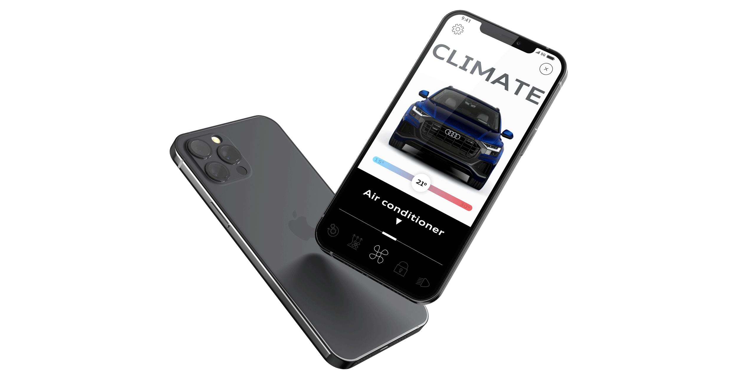 Home screen de l'application